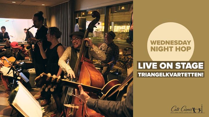 Wednesday Night Hop Live, with Triangelkvartetten on stage