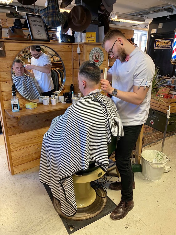The Barber at HepCat Store