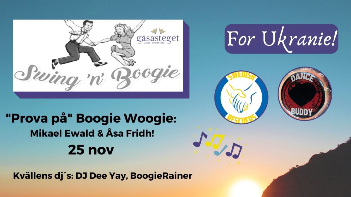 Lindy/Boogie Swing Night for Ukranie