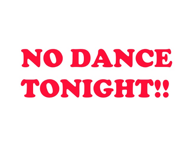 Wednesday Night Hop Cancelled tonight!
