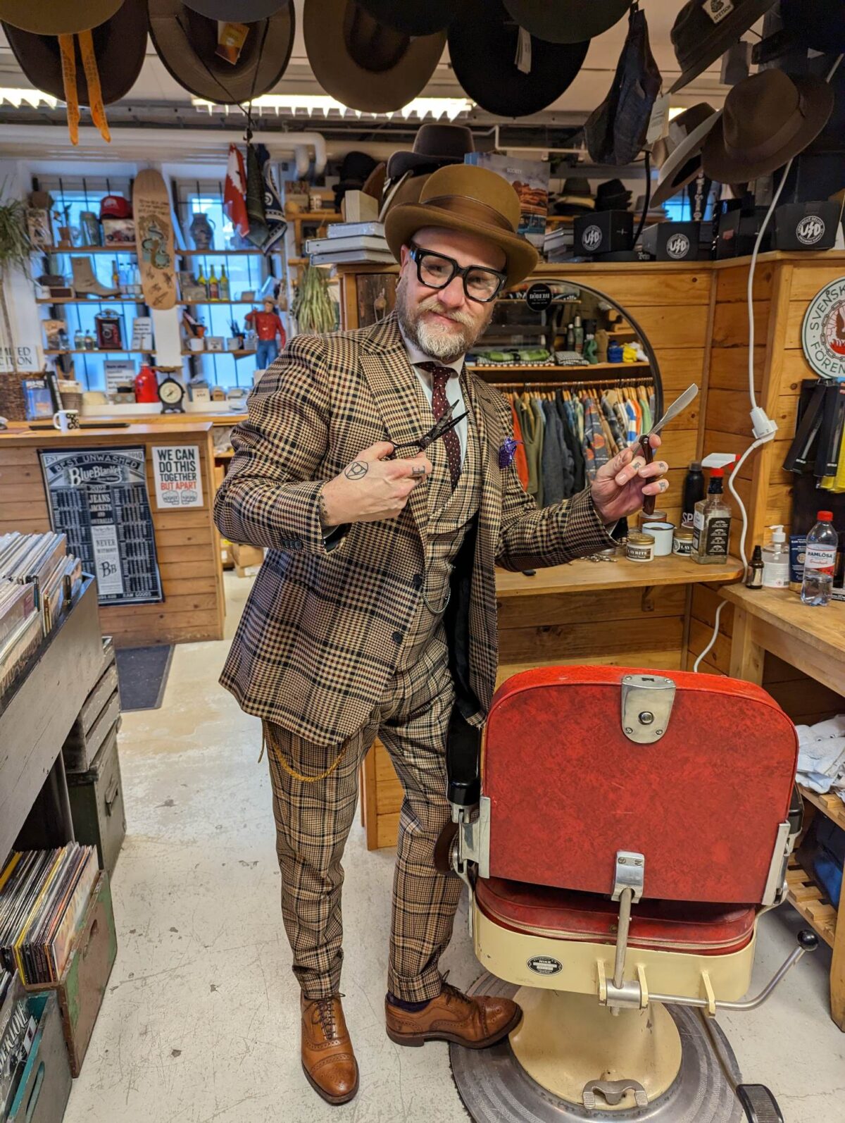 Barber at HepCat Store in Lund June 13-14th