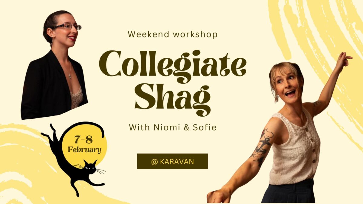 Collegiate Shag Weekend Workshop & Saturday Swing dance party 7/2